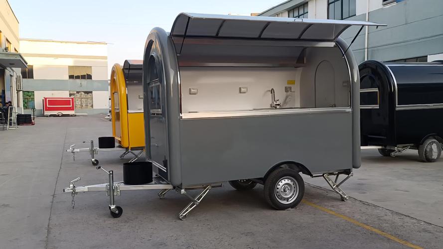 silang工厂在美国销售带烧烤炉的4米露营车食品拖车/带冰淇淋机的热狗